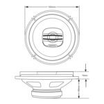 BASSOHOLIC BLSP06 6" 2 Way Coaxial Car Speakers | High Bass & Crystal Clear Sound - Image 3