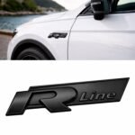 SARTE R Line Metal Car Emblem Badge | Universal Self Adhesive Logo Sticker