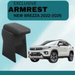 PABLA Premium Car Center Armrest for New Brezza 2022 to 2026 | Comfort & Storage