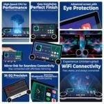 Diamond 2K Android Car Stereo 4GB+64GB | Wireless CarPlay & Android Auto | AHD Camera Included - Image 4